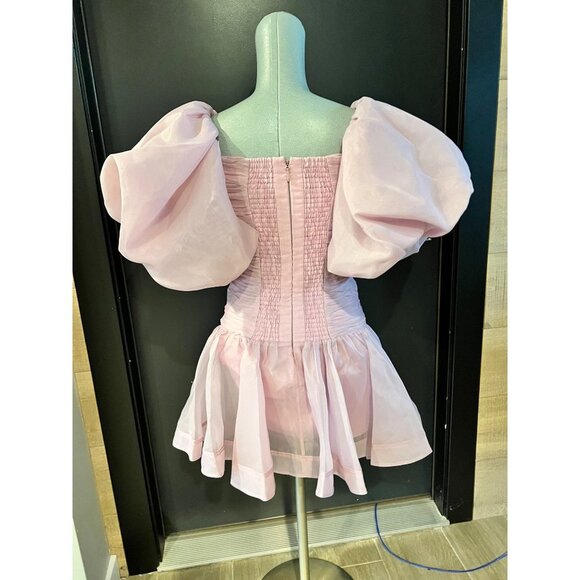 NWOT AJE Myriad Cut Out lilac Mini Dress size XXS - Picture 6 of 10